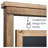 Handcrafted Wooden Rustic Brown Swinging Double-Sided Magnetic Chalkboard Sign, Strong Hanging Hooks, Ideal for Indoor and Outdoor Use, 40" x 28".