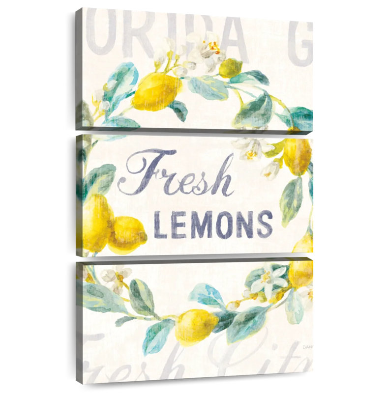 Kema Floursack Lemon Bright Wall Sign, 38'' H x 24'' W