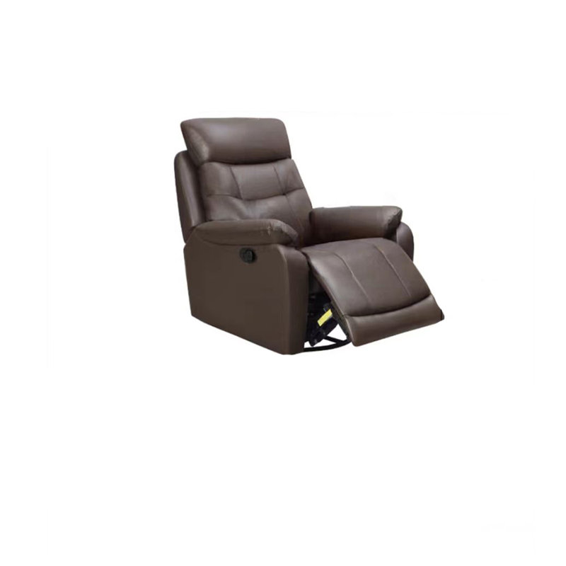 Fauteuil inclinable en similicuir Morehart, Similicuir brun