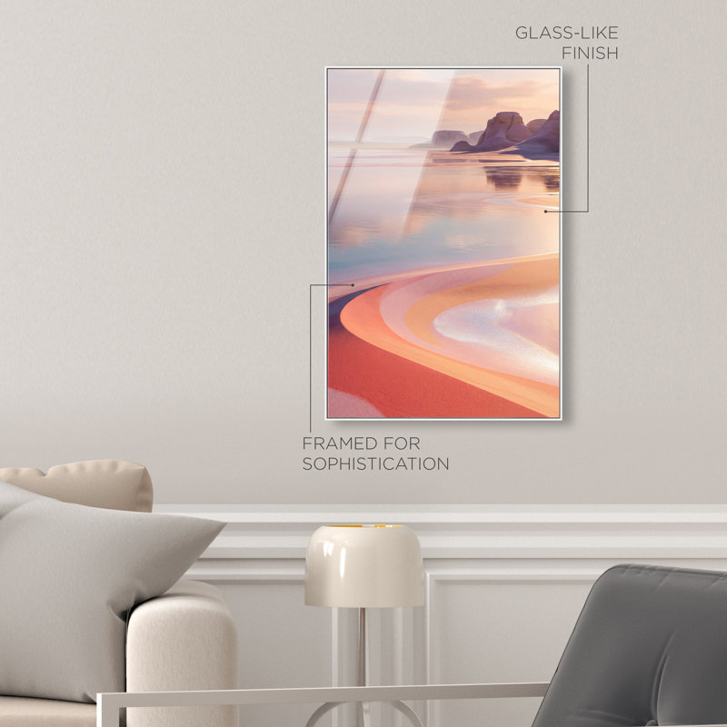 Coastal Dream Print by Oliver Gal, 17"H x 25"W, White Floater Frame