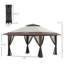 Pavillon de jardin avec filet