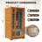 1-Person Canadian Hemlock Low-EMF Infrared Sauna