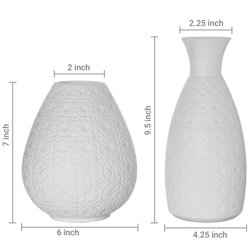 Latitude Run® Azaz Ceramic Table Vase & Reviews | Wayfair