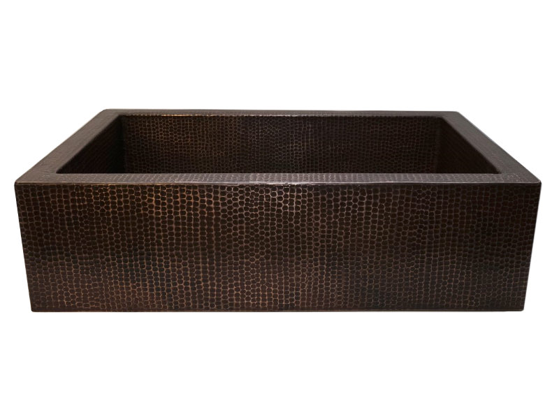 Bloomsbury Market 560mm W Single Bowl Copper Kitchen Sink