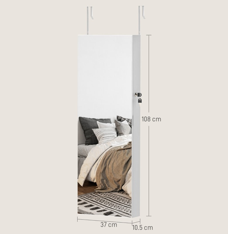 Over-the-Door Jewelry Armoire