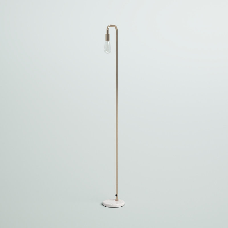 Lampe sur pied arquée 64 po Hartt, Doré