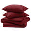 4-Piece Striped High Quality Duvet Cover Set with Fitted Sheet & 2 Pillowcases -116724606-116724613