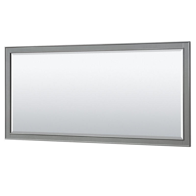 Base de salle de bain double 71 po uniquement meuble-lavabo Deborah, Gris foncé / noir