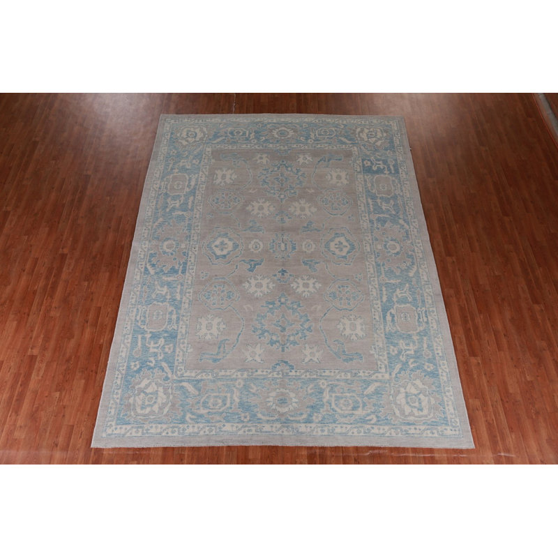 Tapis turc gris Oushak 9x12