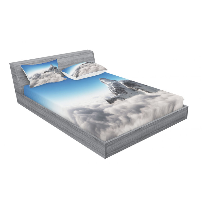 Microfiber Sheet Set, Full Sheet Set with Fitted Sheet
