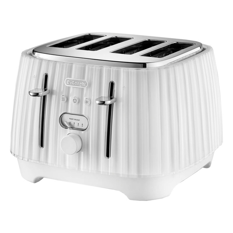  4 Slice Ballerina Toaster Laguna, White
