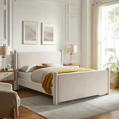 Rael Performance Velvet Platform Bed