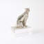 Lioness Sculpture-Nickel/Crystal