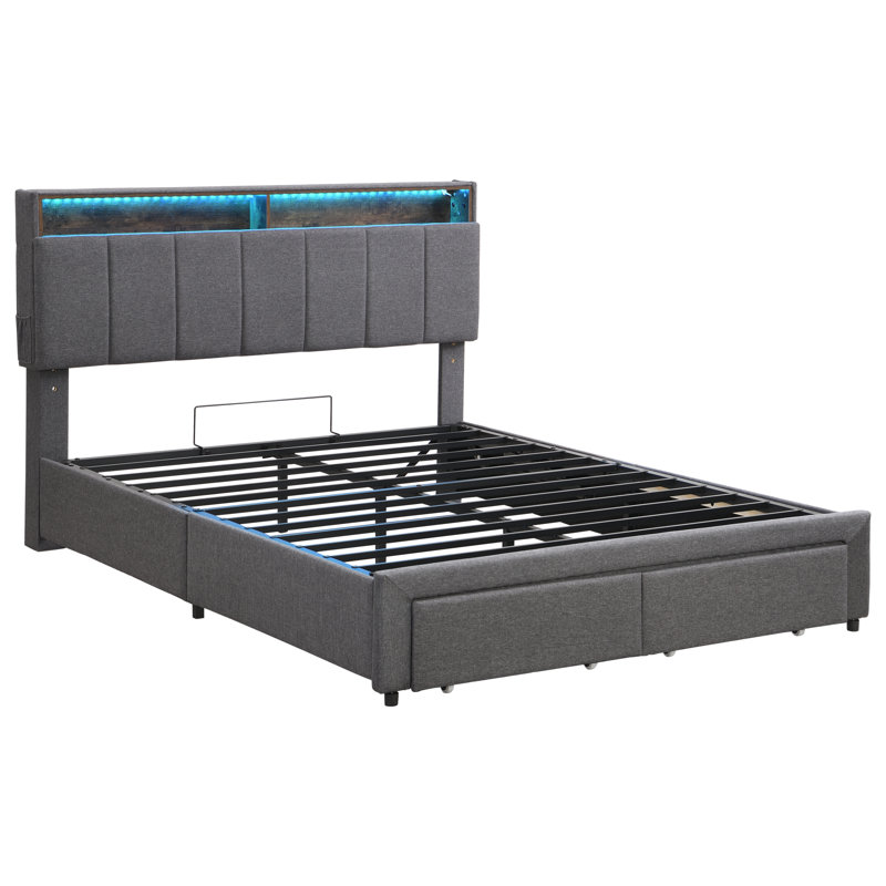 Beisel Upholstered Ottoman Bed