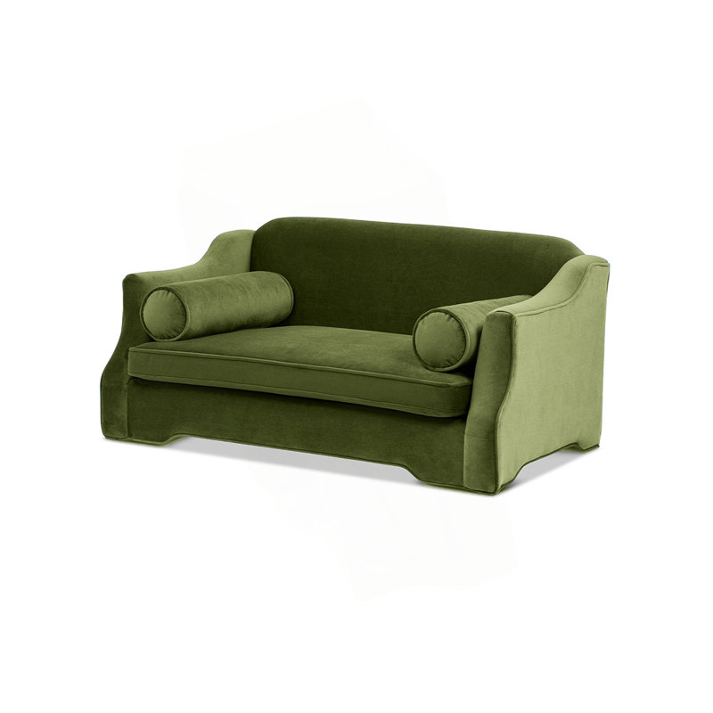 Canapé-lit pour chien 35,5 po Paloma, Vert olive