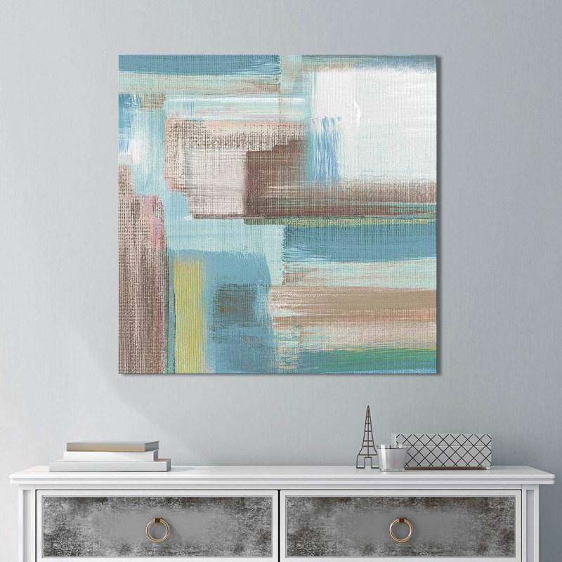 Reproduction de peinture à l'acrylique sur toile «Tuscany Revisité II», H 28 po x l 28 po x P 1,5 po, Toile tendue