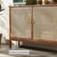 Armoire de rangement murale moderne en bois rond