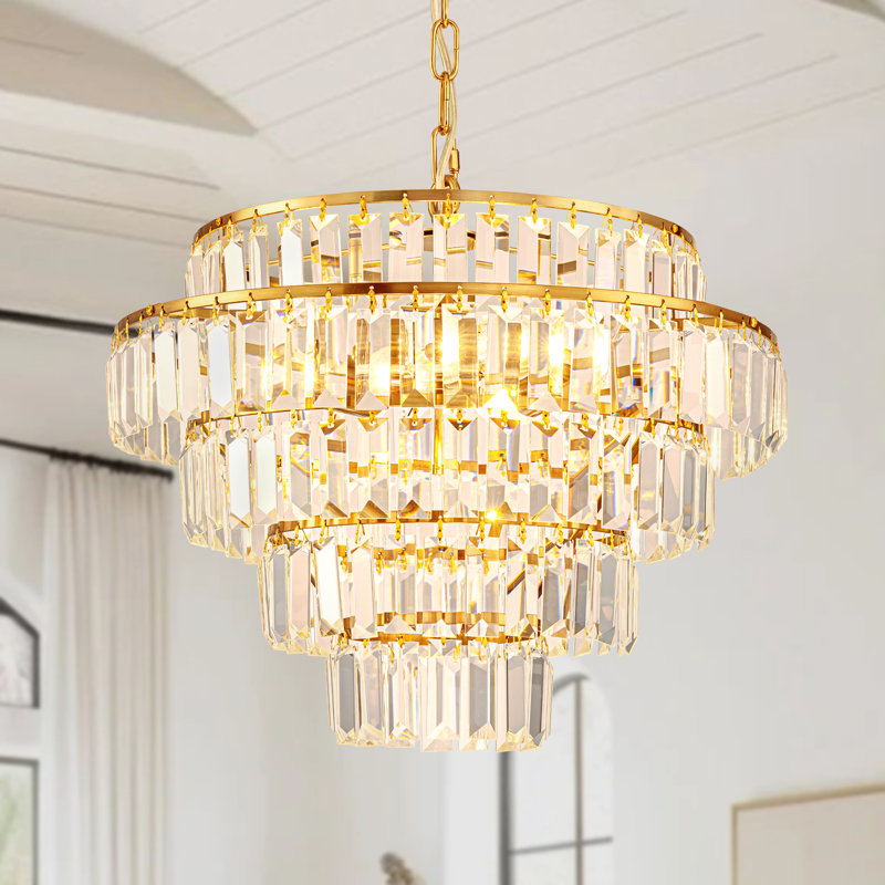 Lustre en cristal 3 lumières Aschim