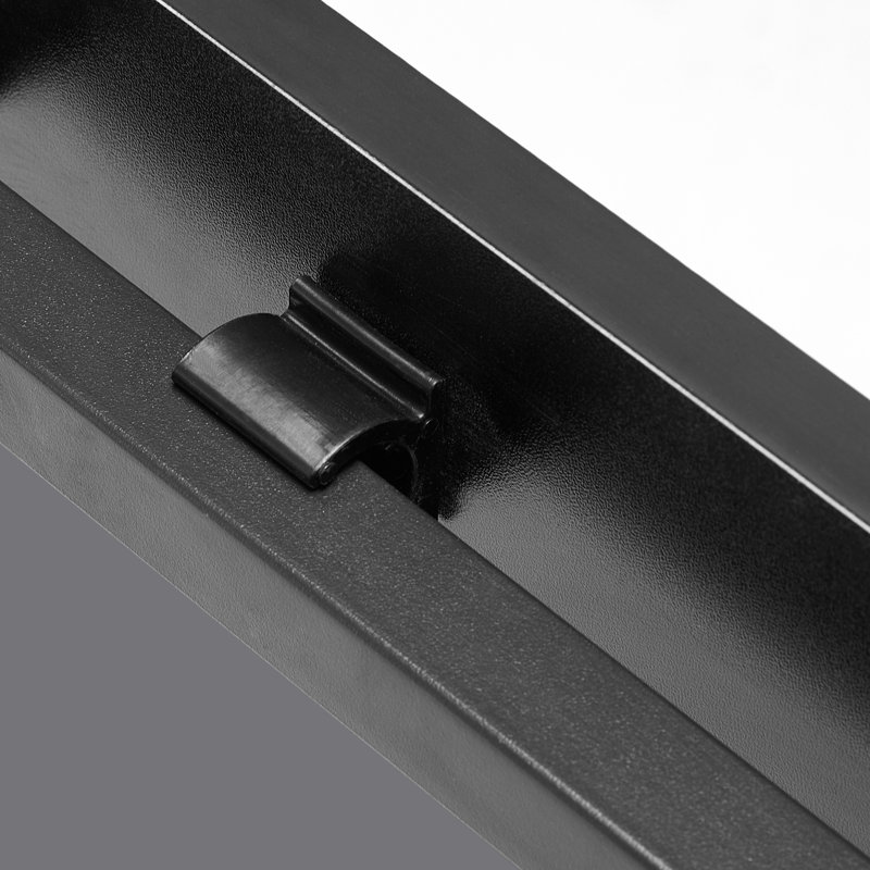 Bureau pliable noir de 31,5 pouces, petits espaces et portable pour différents endroits, facile à ranger dans les coins