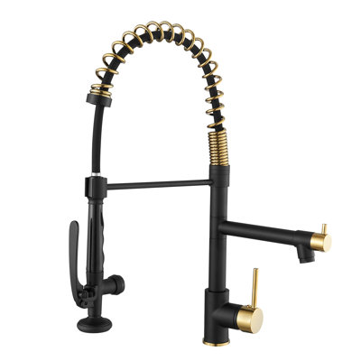 Robinet de cuisine avec douchette extractible, robinet d'évier à poignée simple | Idée de cadeau