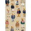 Adhésif mural Teddy Bears rétro amovible éclectique-1213555509