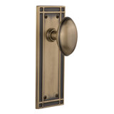 Mission Plate with Homestead Door Knob