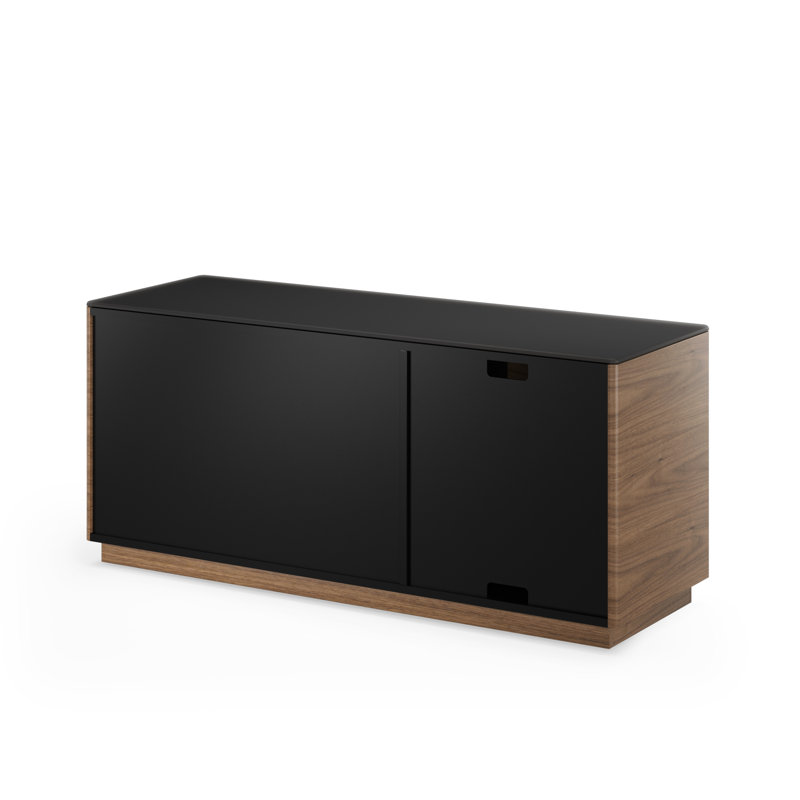 Luma 2 - Drawer File Cabinet, Walnut/Black