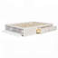 Structure de lit plateforme grand format avec 4 tiroirs de rangement et pied de lit relevable hydraulique, sans tête de lit-1912656423