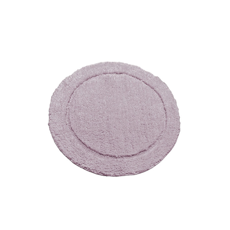 Tapis de bain luxueux en coton, rose, 35,4 po x 35,4 po | 100% coton, 1,06 lb / pi², lavable à la machine, doux et absorbant | Parfait pour la décoration de salle de bain, séchage rapide, entretien facile, confort douillet pour les pieds