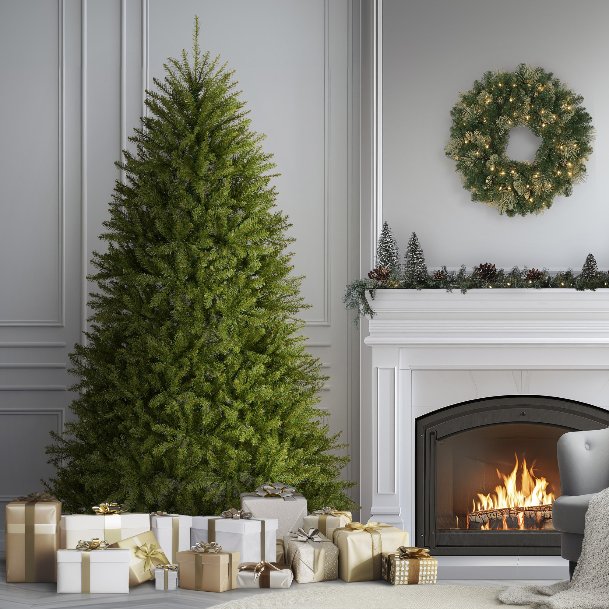 The Holiday Aisle® Dunhill Fir Tree, 7'