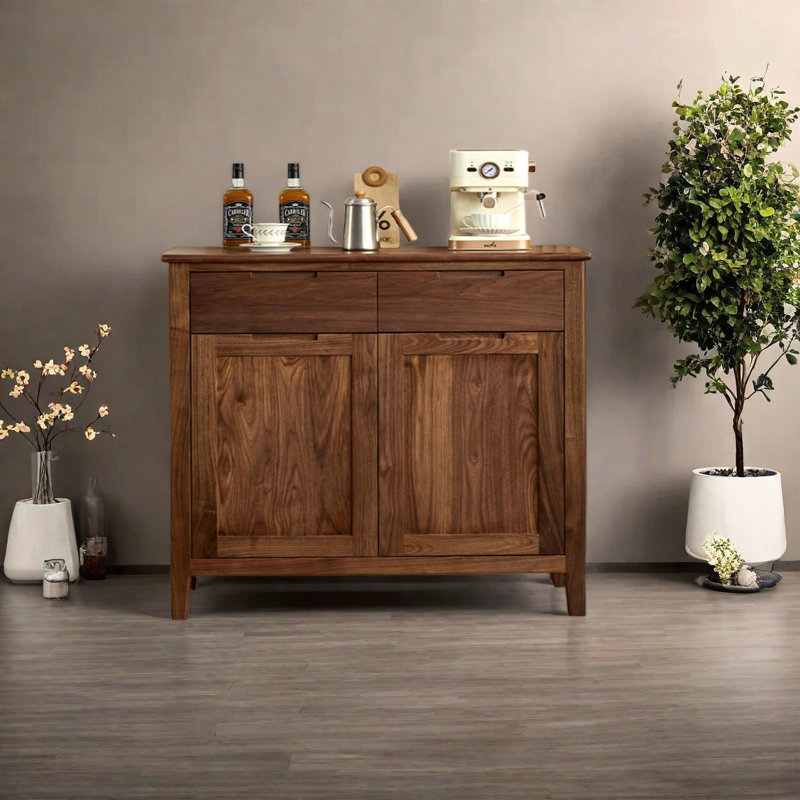 Armoire de rangement en bois massif, H 39,37 po x l 47,24 po x P 15,75 po