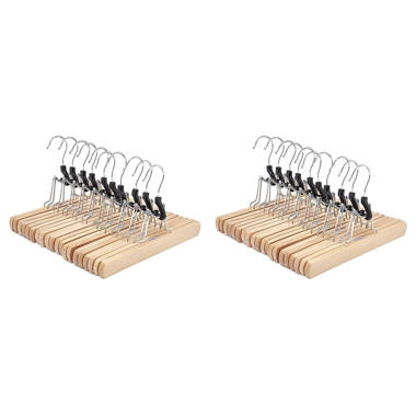 Rebrilliant Lionello Wood Non-Slip Kids Standard Hanger for Skirt