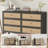 47.2"W Rattan 6 Drawer Dresser -1426699418