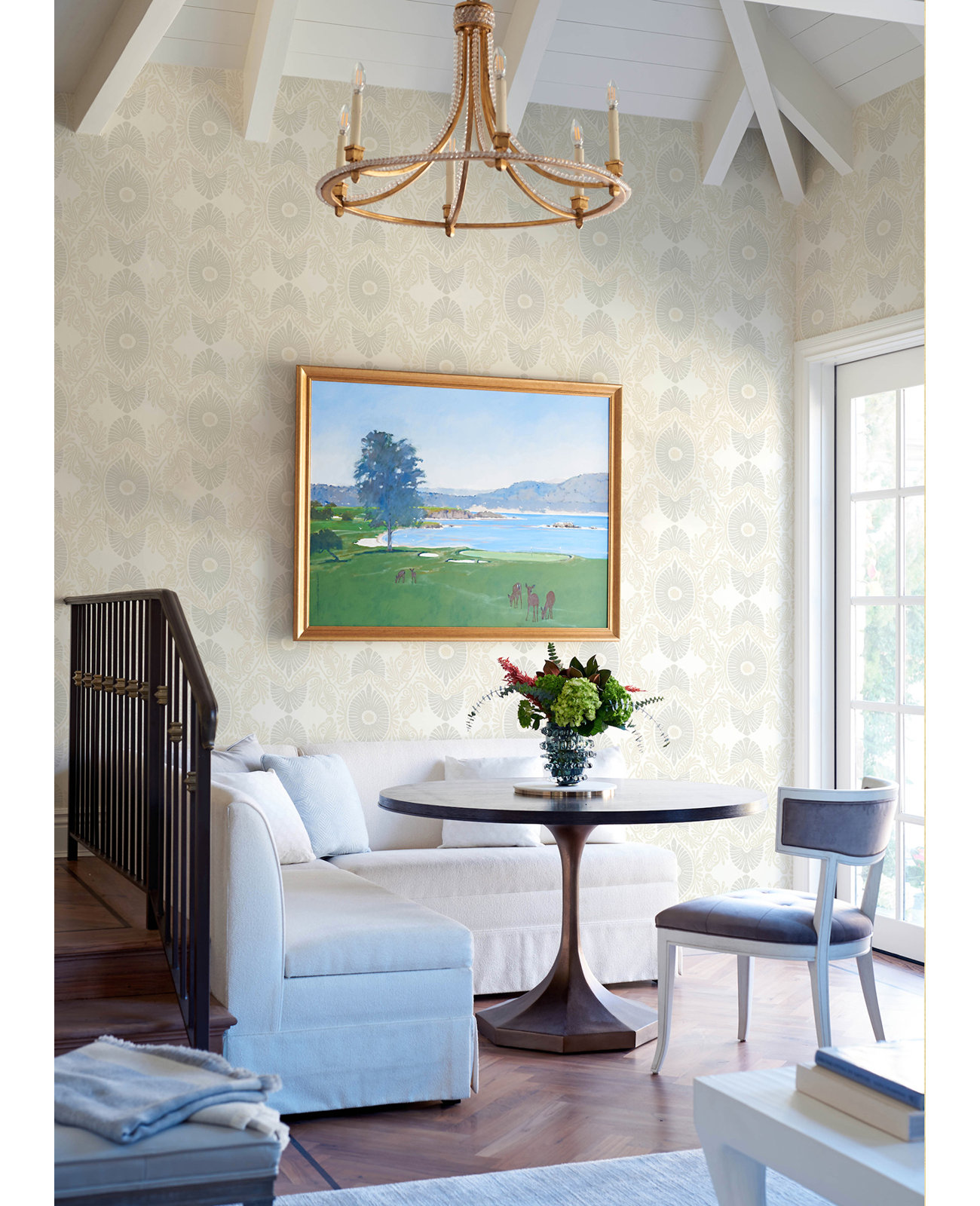 Giry Wallpaper, White/Off White