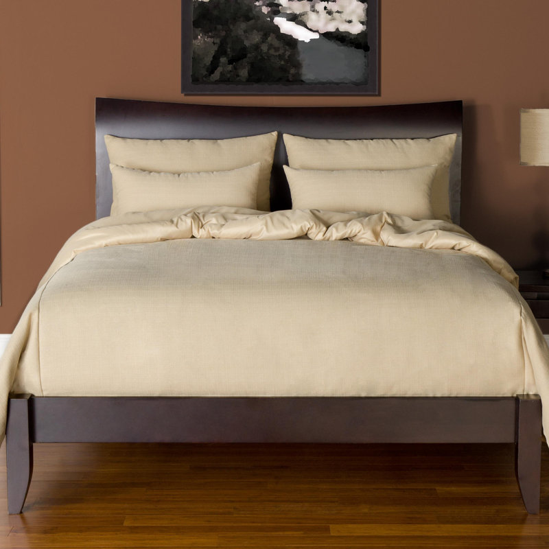 Belfast Polyester Duvet Cover & Insert, Bisque, Full Duvet Cover & Insert + 5 Additional Pieces