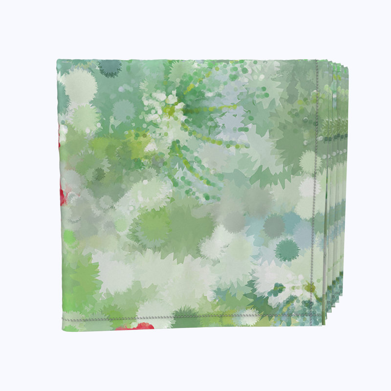 Polyester Abstract Square Napkin