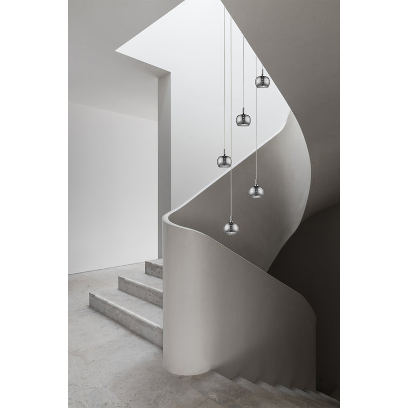 Bia 5 - Light Chrome Cluster Pendant