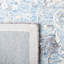 Floral Handmade Tufted Light Blue/Ivory Area Rug-1840884942