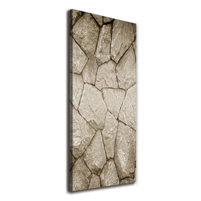 Stone Wall - Wrapped Canvas Print
