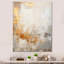 Fusion abstraite dorée et beige sur toile-1219265927-1219265924