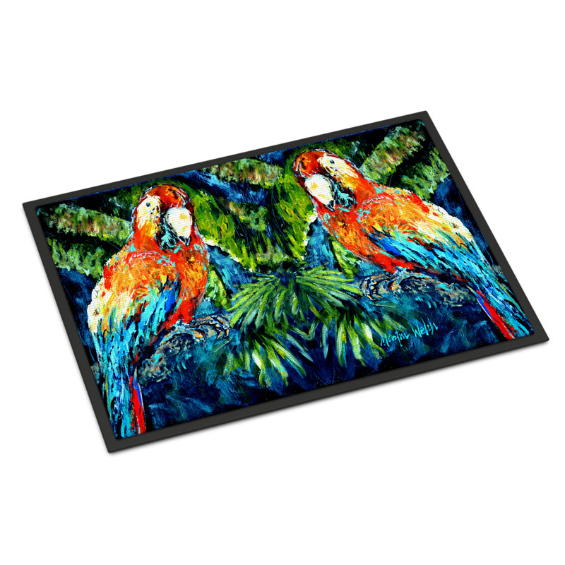 Epperly Non-Slip Outdoor Doormat, Rectangle 1'6" x 2'3"