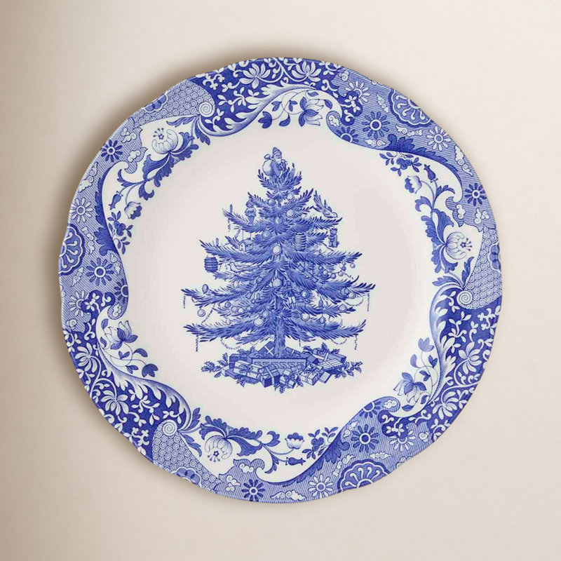 Assiettes plates 10,5 po, ensemble de 4