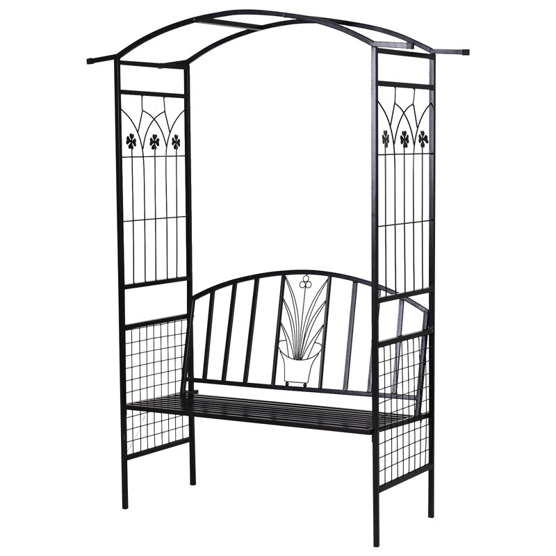 Tawanna Metal Outdoor Bench