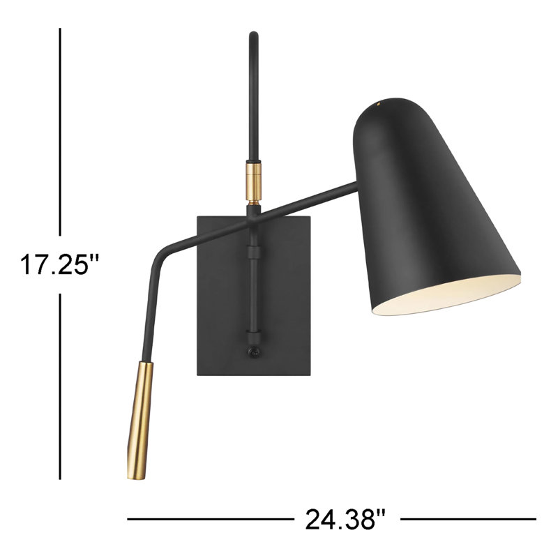 Simon 1 - Light Swing Arm, Midnight Black