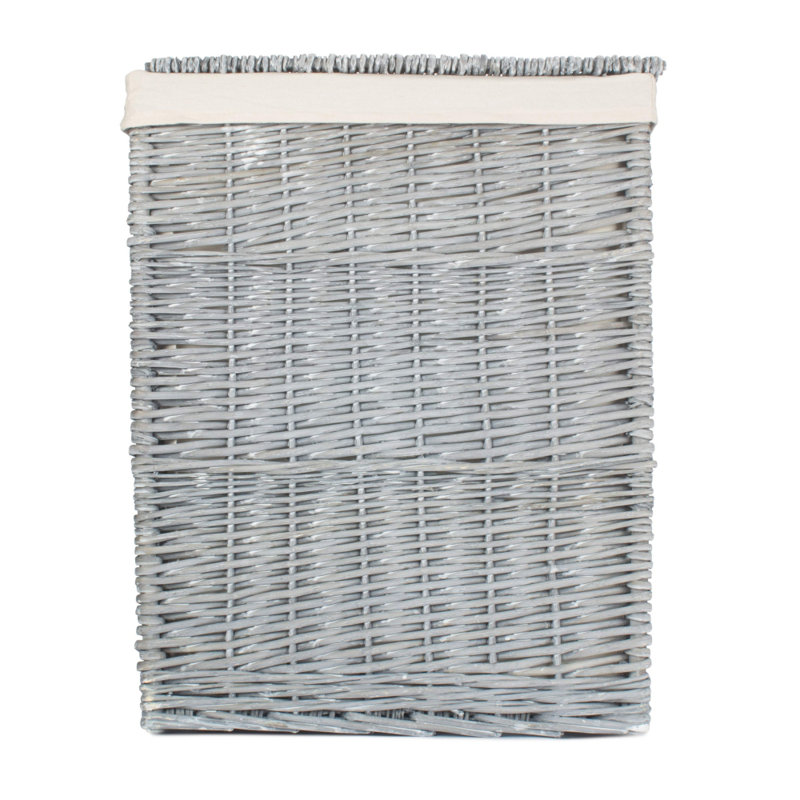Wicker Laundry Hamper, 61cm H x 46cm W x 46cm D