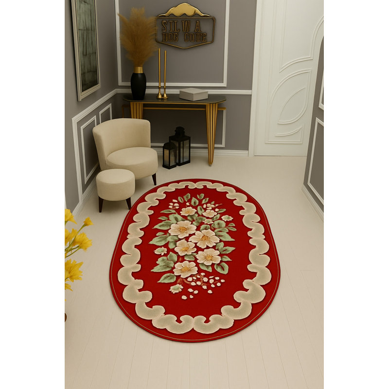 Tapis beige tissé traditionnel Mosso, 4'11" x 7'7"