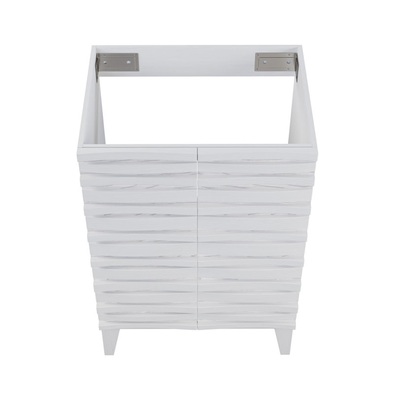Meuble-lavabo blanc 24 po Cascade, Blanc