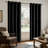 Grommet Top Blackout Room Darkening Curtains, Solid Thermal Insulated Polyester Window Curtain Set, 2 Panels-264609302-264609299-259254592