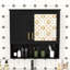 Armoire à pharmacie murale avec tablettes réglables, miroir haute définition et portes à fermeture douce-414380225