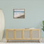 Art mural sur toile, "Traditional Beach Coast Line Tall Grass Soft Sky" par Julie Derice-439947618-439947620